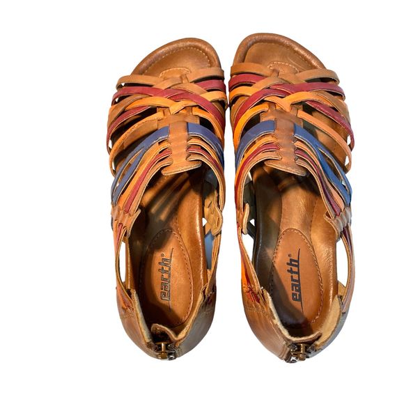 Earth Multicolor Strappy Sandals - Picture 16 of 16